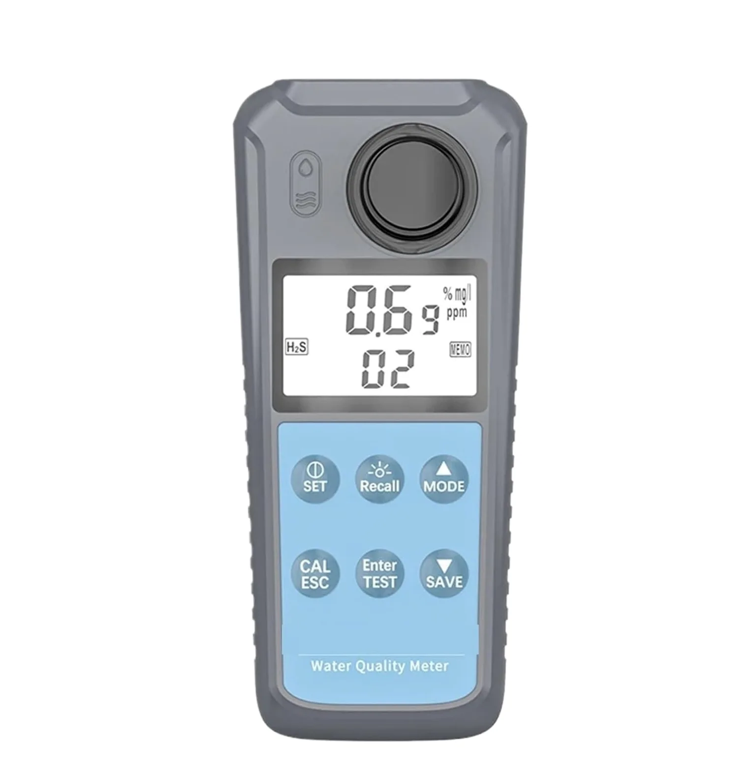 PH Mètre, Turbidimètre numérique AE86063 (0-1000 NTU) : testeur de turbidité multiparamètre for aquarium et piscine.