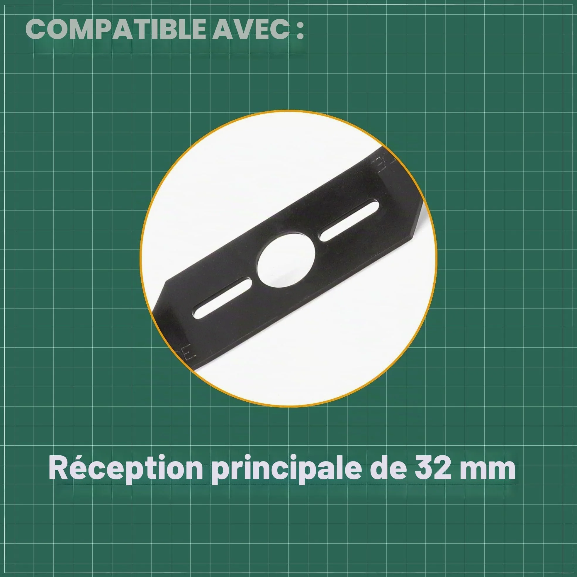 Lame scarificateur 40cm + deux paires de ressorts supplémentaires Scarificateur