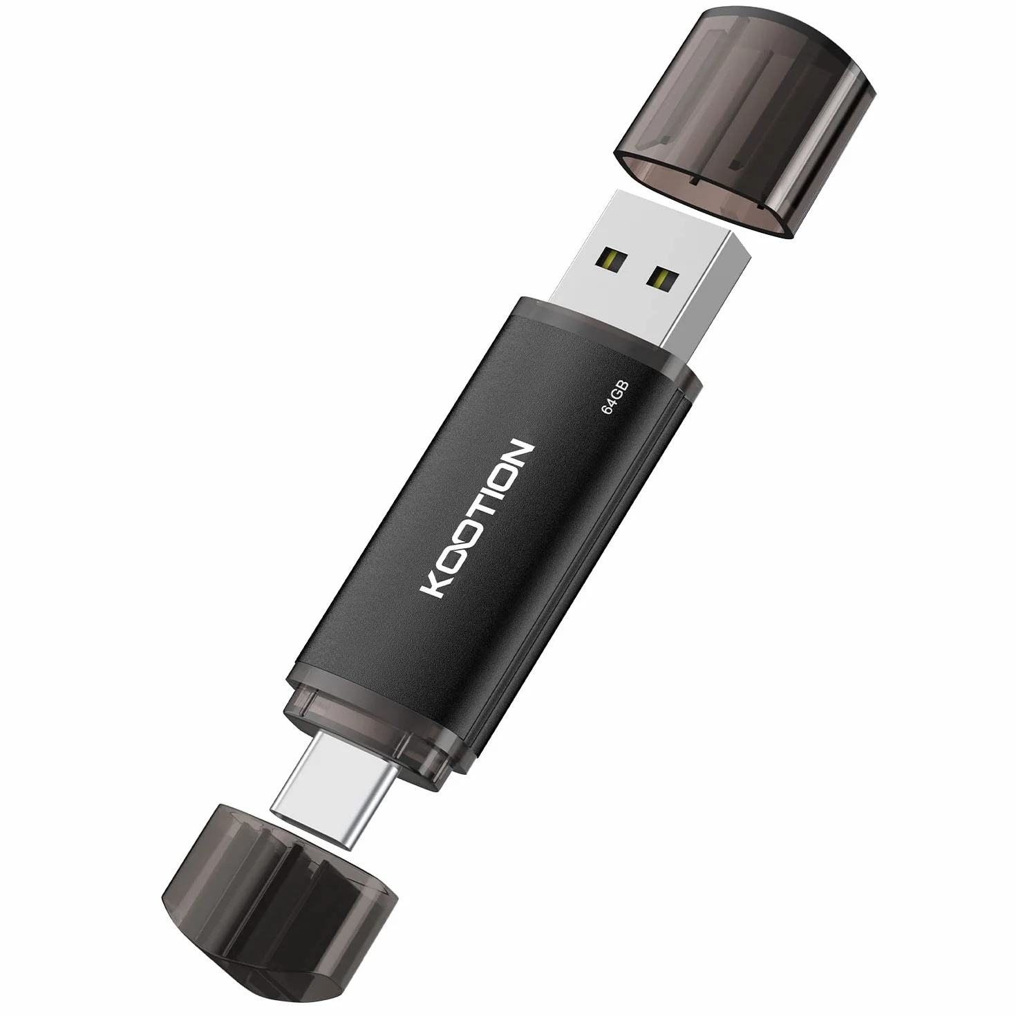 KOOTION Clé USB C 64 Go USB 2.0 OTG Noir