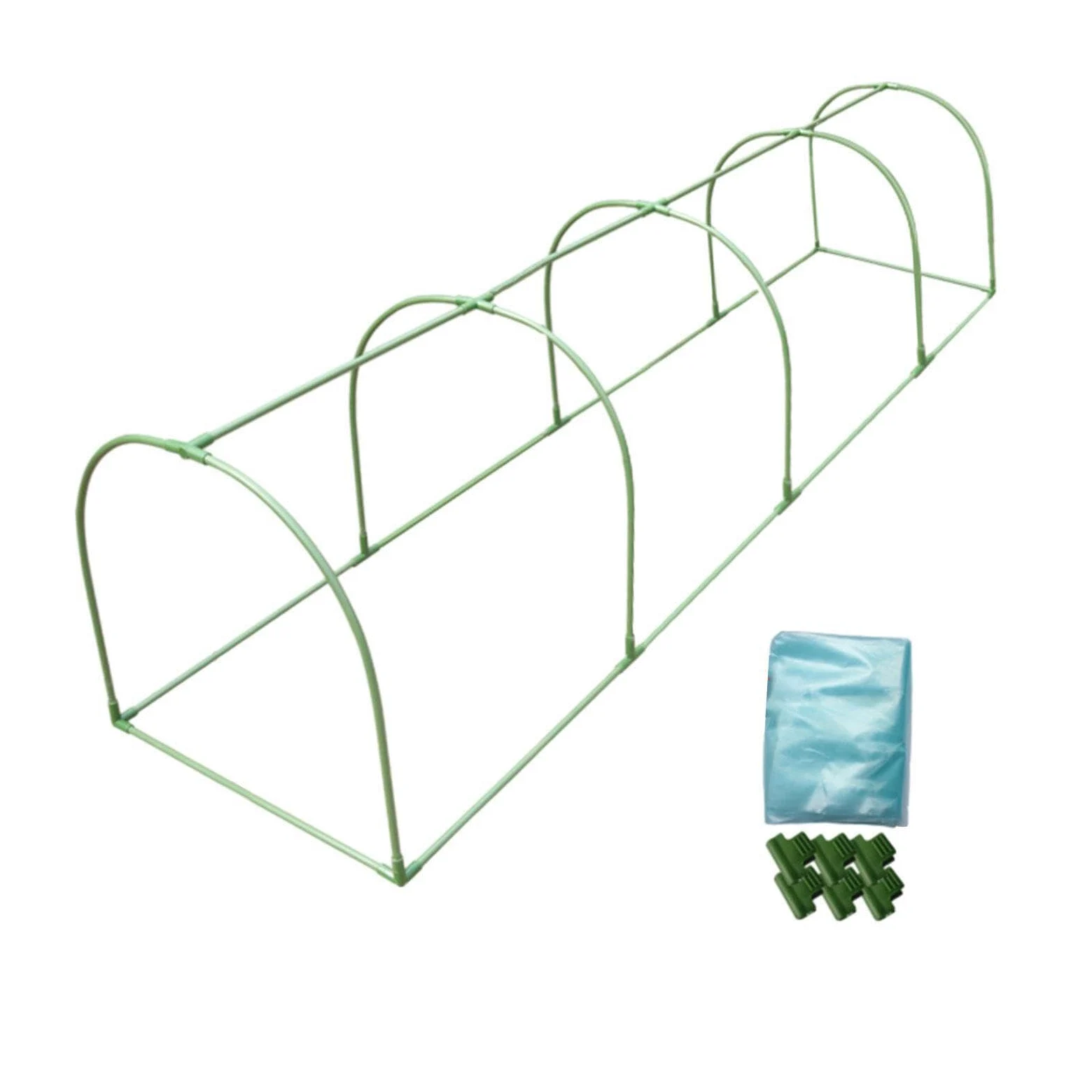 Serre à monter soi-même pour un jardin fonctionnel et élégant. Mini serre d'extérieur fabriquée en tube de fer, portable et dotée d'une housse imperméable.