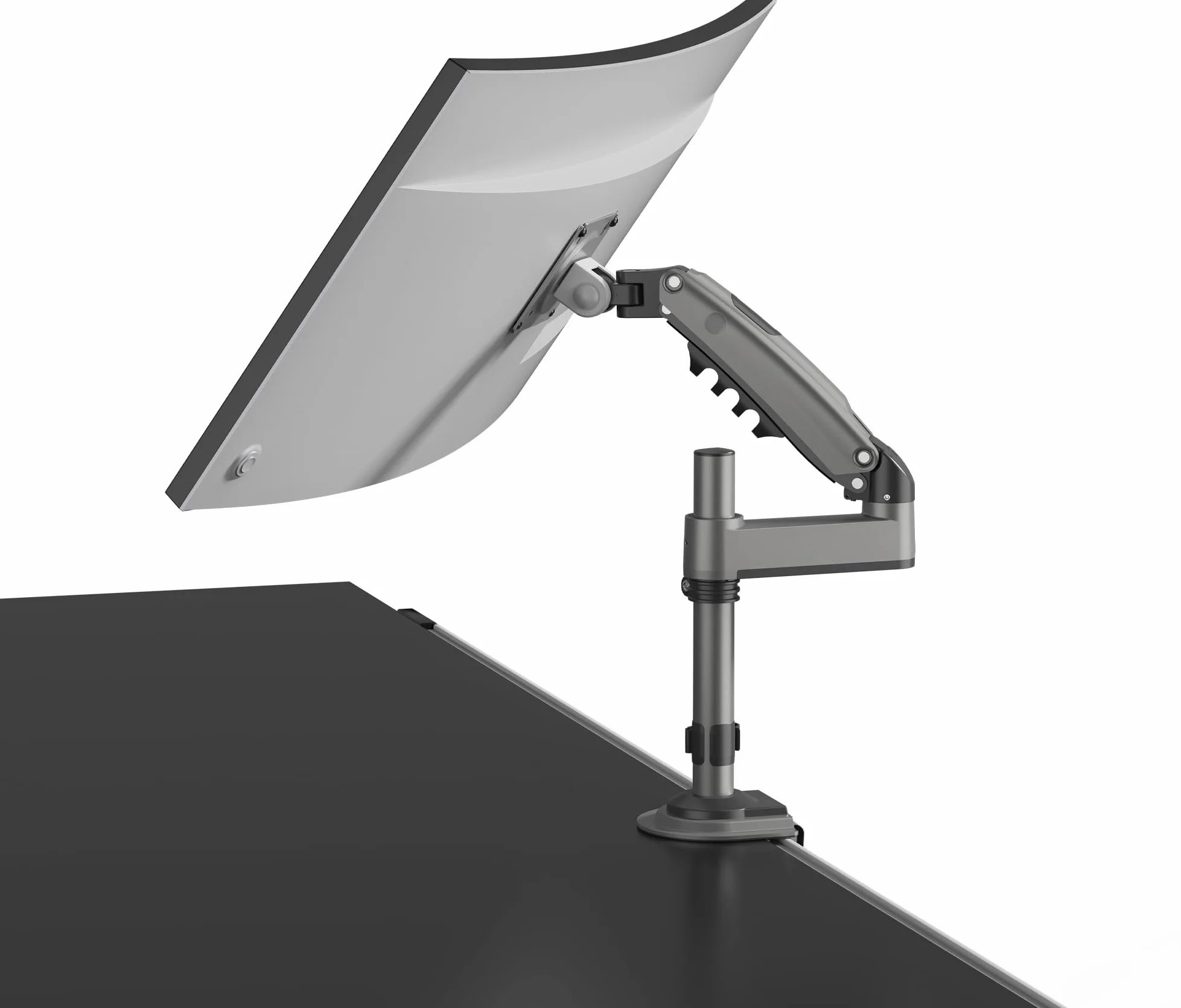 Ergosolid Support Écran PC 17-30 Pouces Bras Rotatif 360° Réglable Hauteur VESA 75-100mm Charge 2-9kg