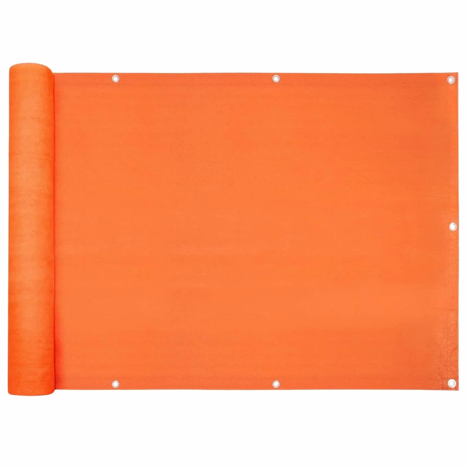 Casa Pura Brise-vue pour balcon Protection UV 90 x 500 cm Tissu polyéthylène haute densité résistant intempéries Orange