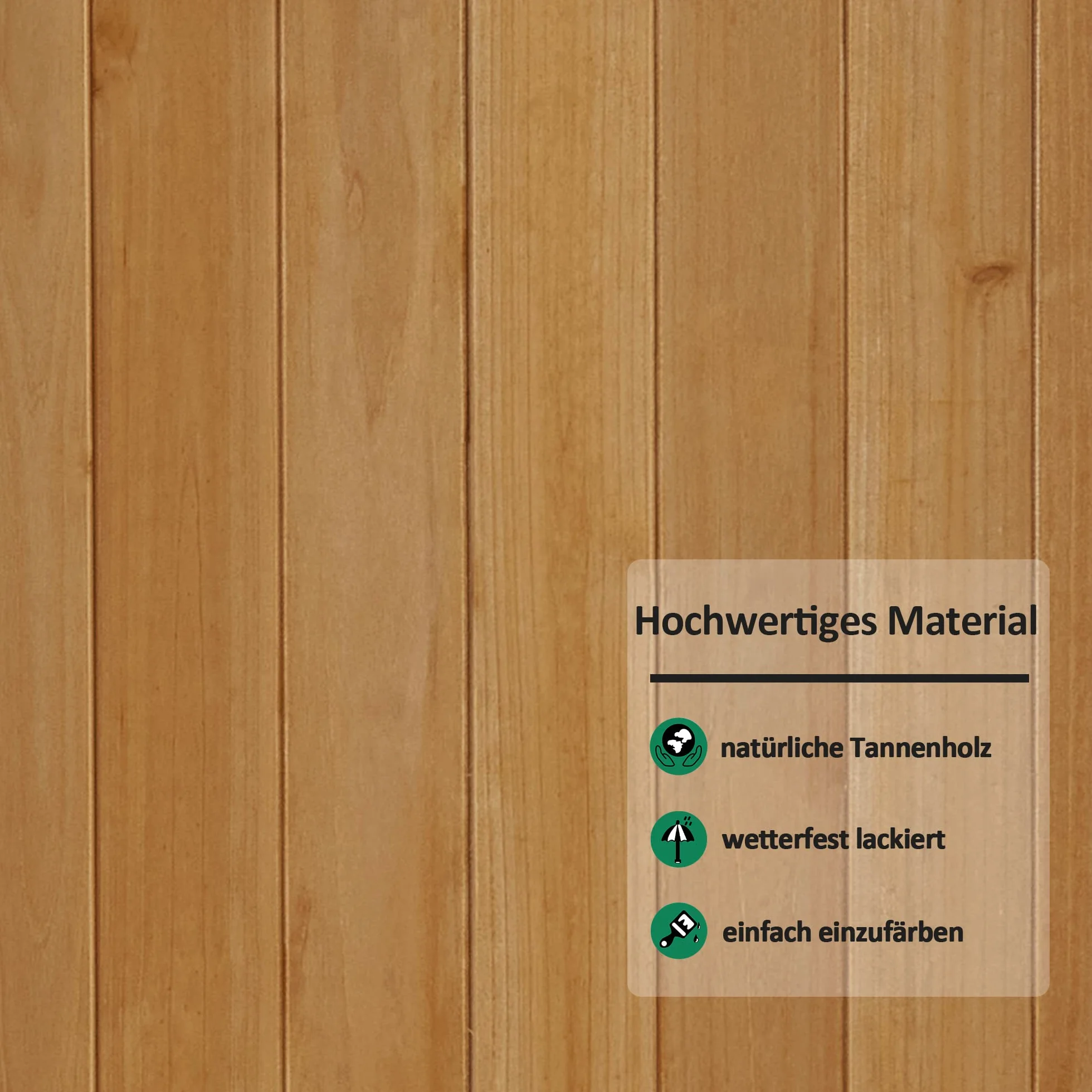 M MCombo Table de Jardinage en Bois résistante aux intempéries avec Plan de Travail Naturel