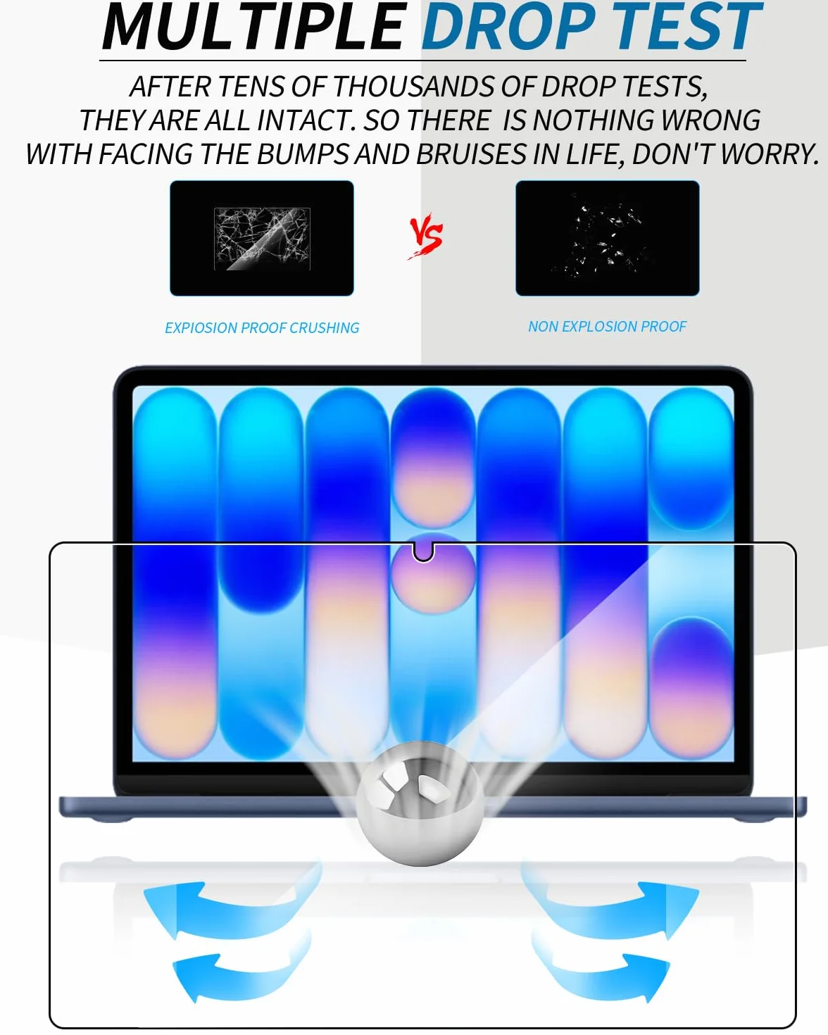 Film de protection d'écran pour MacBook Neo 13 pouces 2026, PET antireflet HD