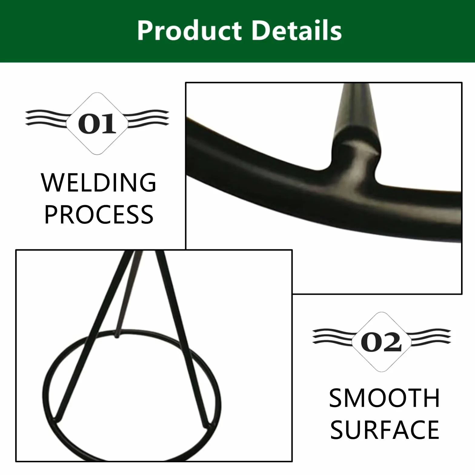 Lot de 4 Kits de Culture d'Avocat Professionnels - Supports de Graines Triangulaires en Métal