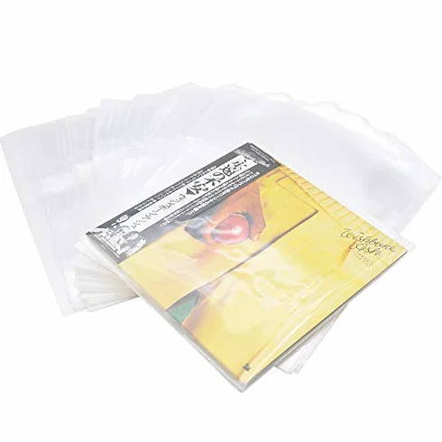 Manchons en plastique refermables 4,7 Mil pour mini LP SHM-CD lot de 50