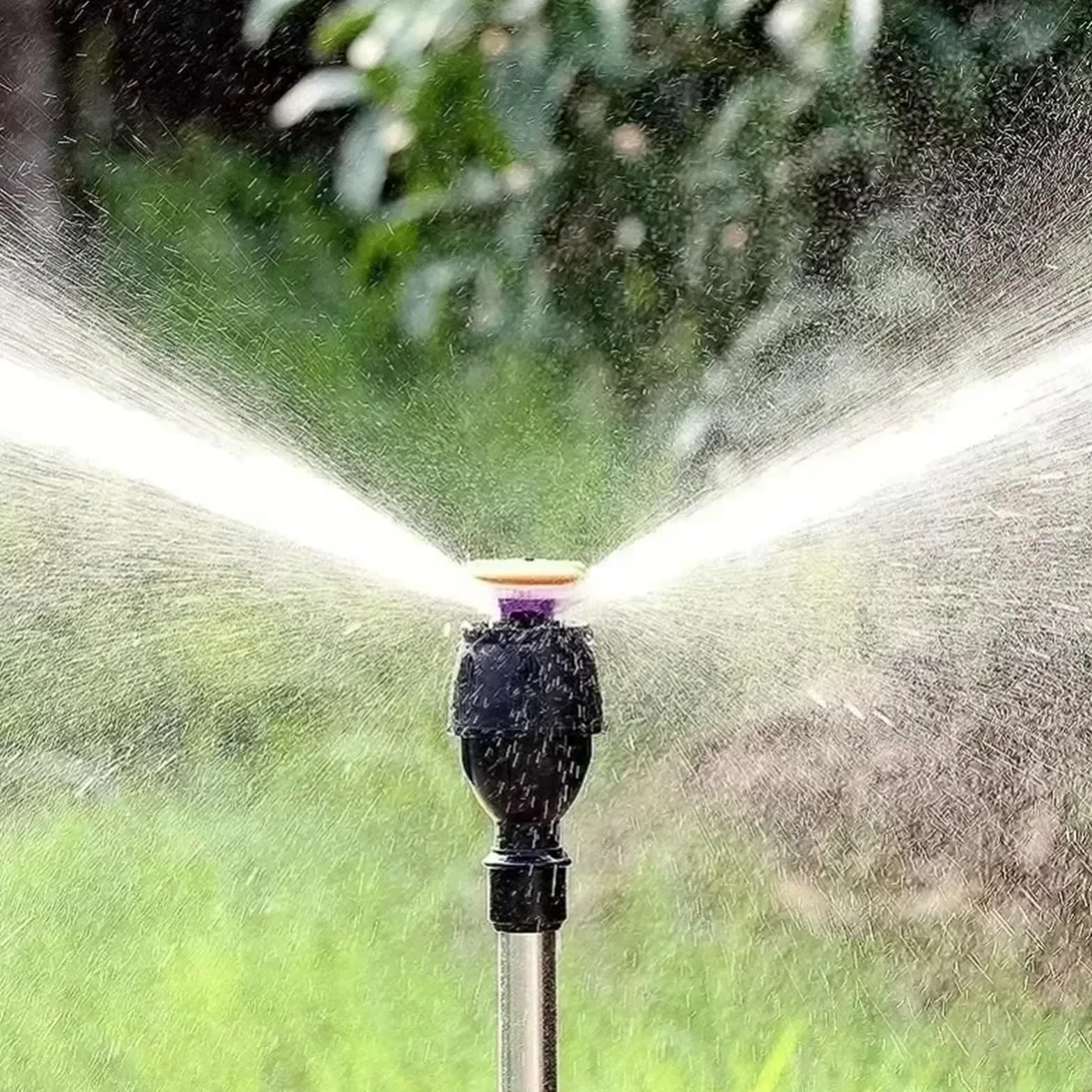 Asperseur Arrosage Trépied d'irrigation Rotatif à 360 degrés | Support télescopique for pelouse de jardin, tête d'arrosage automatique for jardinage