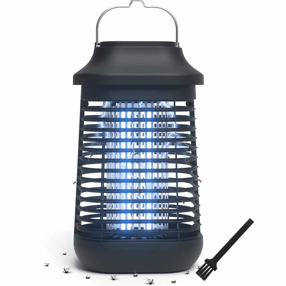Piège à moustiques électrique extérieur 4200 V 20 W étanche boîtier métal