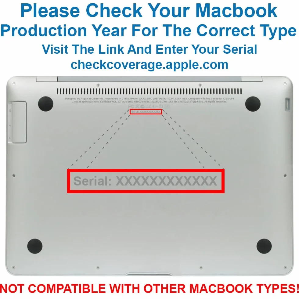 MMOBIEL Charnières de remplacement pour MacBook Pro Retina 13/15 pouces A1989 A1990 A1932 Noir