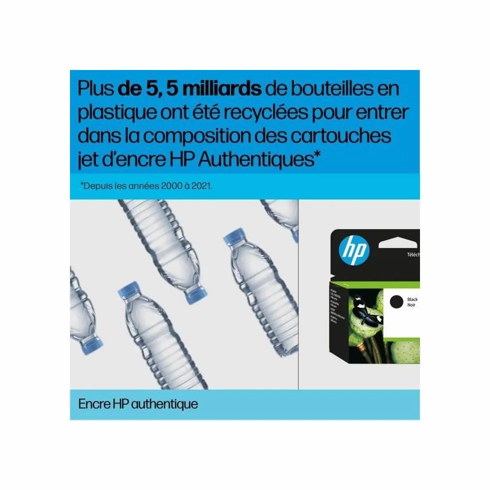 HP 308 Cartouches d’Encre Authentiques Noir/Trois Couleurs Pack de 2