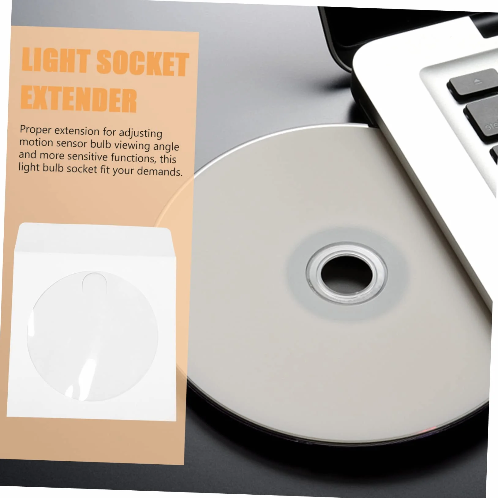 SHINEOFI 100 pièces Enveloppes Papier Résistant pour CD DVD Rangement Protection Rayures Humidité Maison Bureau