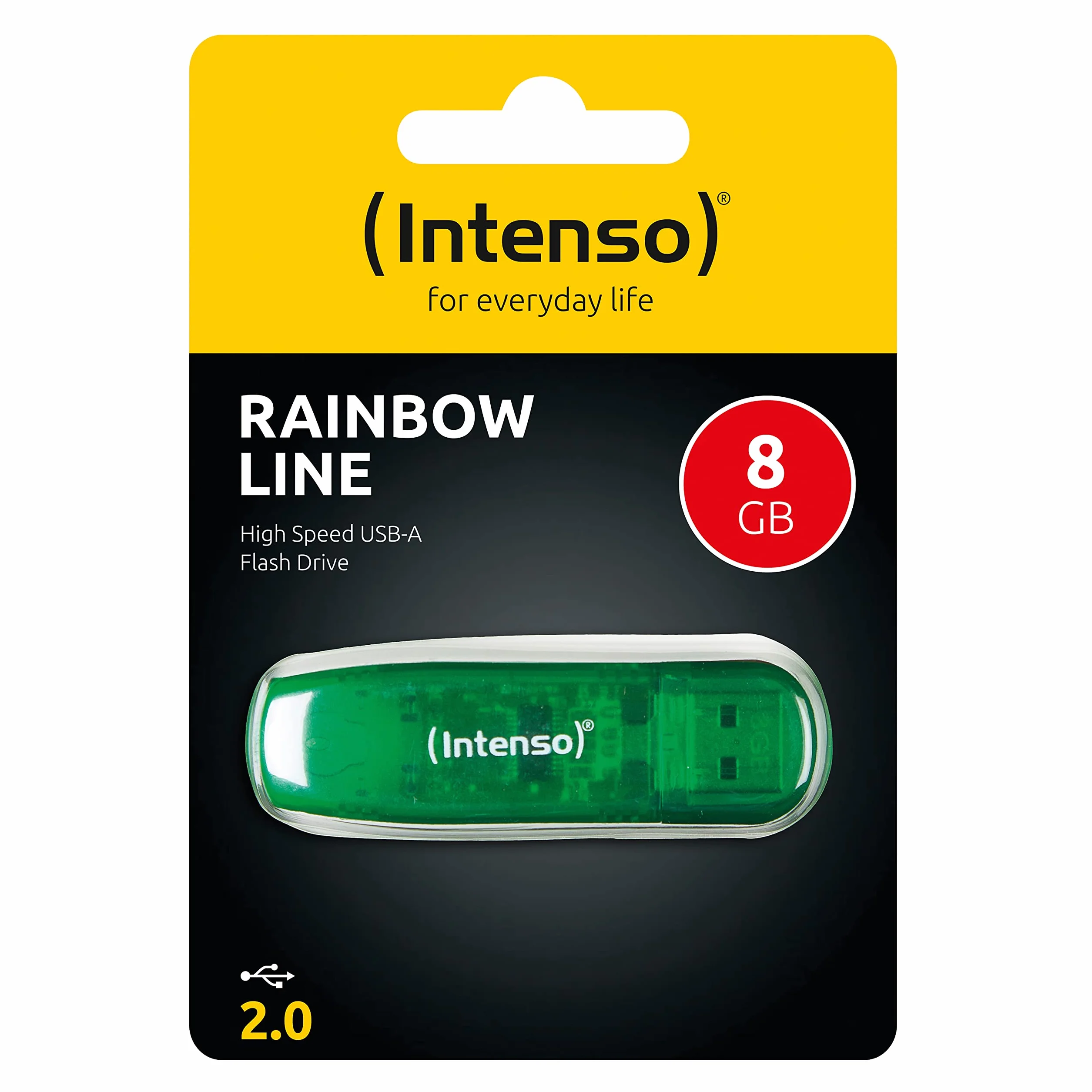 Intenso Rainbow Clé USB 2.0 8 Go Vert
