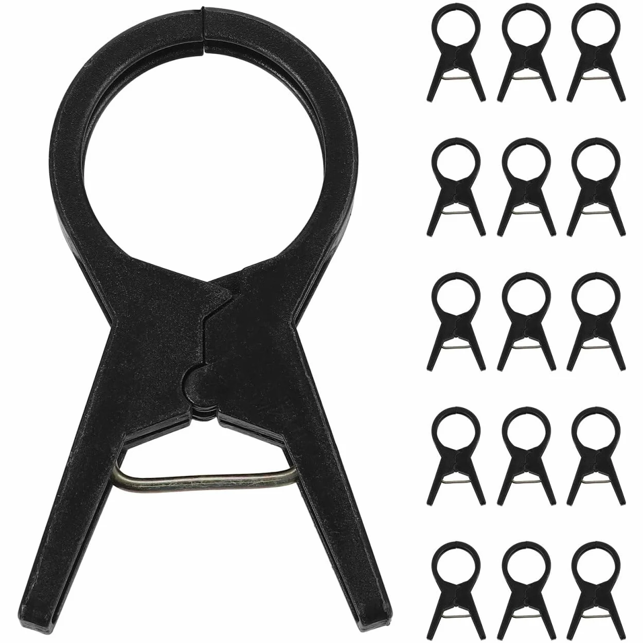 BESPORTBLE Lot de 100 clips de support de plantes en plastique durable pour tomates, concombres et fleurs, faciles à utiliser, clips de fixation de jardin pour plantes grimpantes et vignes