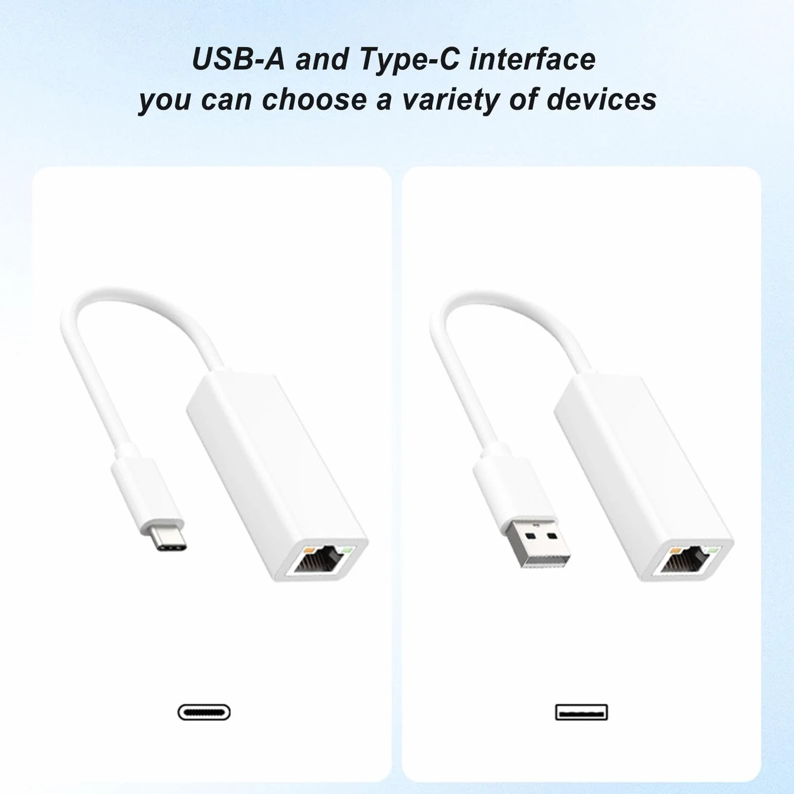 Adaptateur réseau USB C Ethernet LAN haute performance
