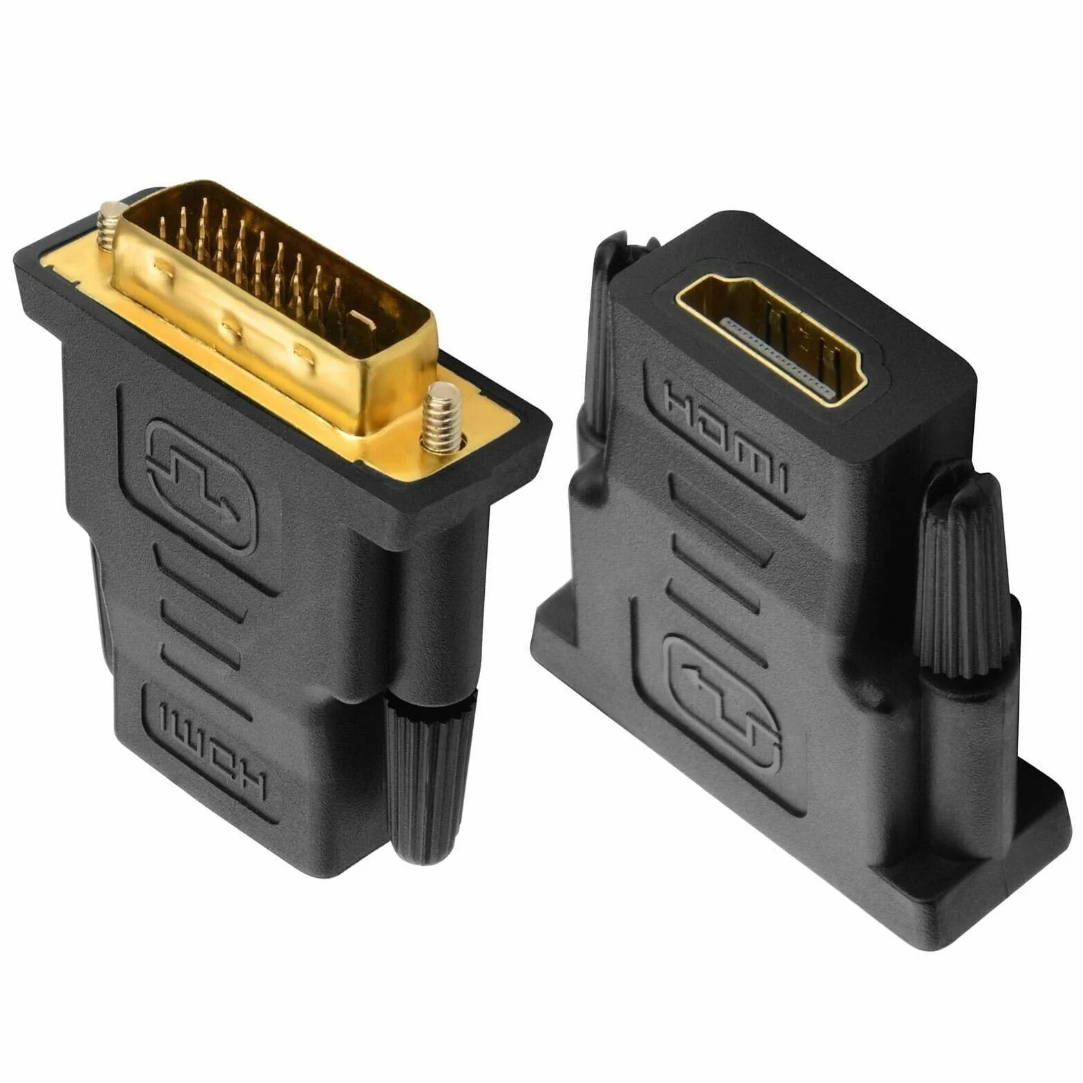 Adaptateur DVI-I 24+5 pins Mâle vers HDMI Femelle Convertisseur 1080P