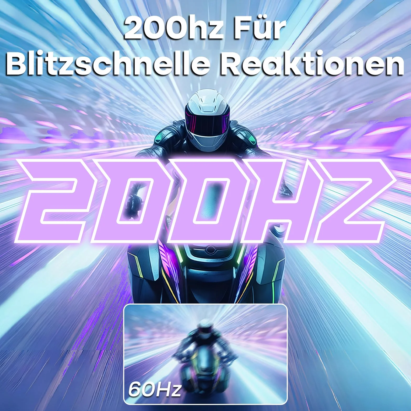 Ecran PC Gamer 24 Pouces 200Hz FHD Fast IPS 1ms MPRT HDR Adaptive Sync VESA 75x75 HDMI 2.0 DP 1.4 Blanc AMZG24X1W