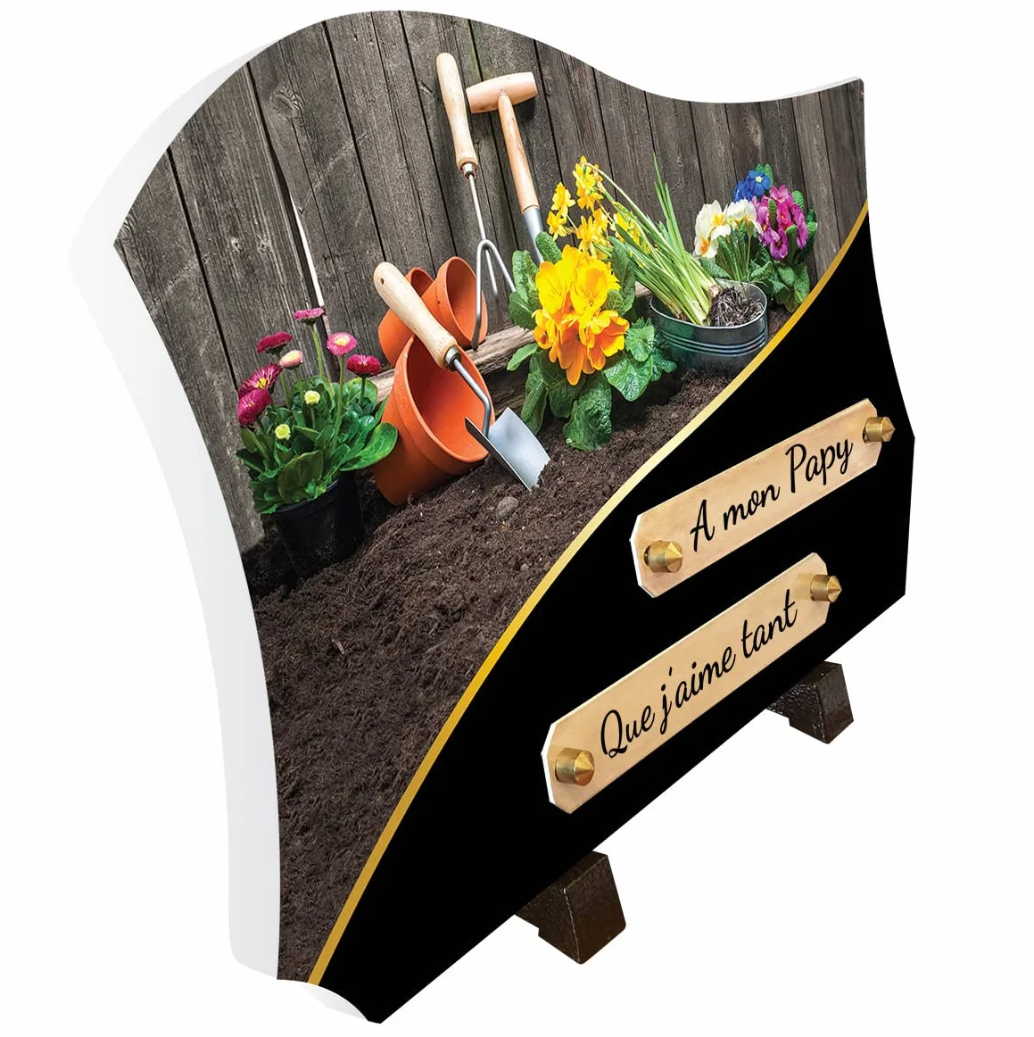 Plaque funéraire Le Jardin