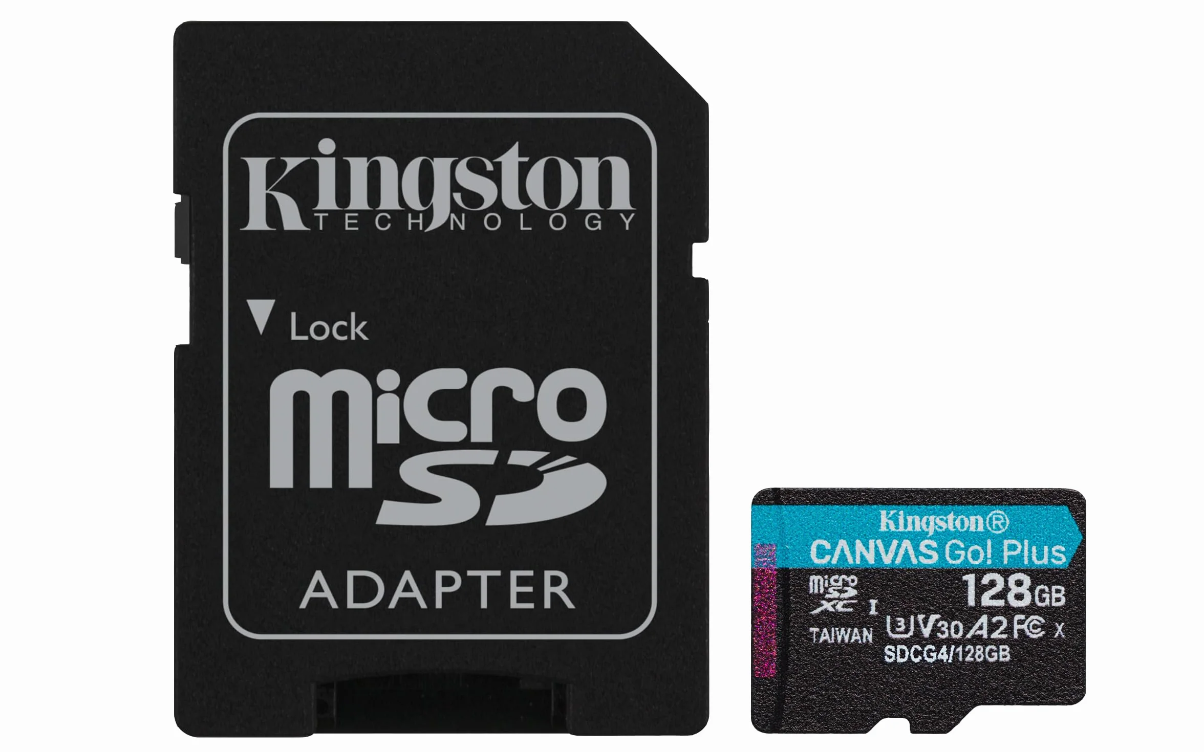 Kingston Canvas Go Plus microSDXC 128GB A2 U3 V30 200MB/s Karta Pamięci
