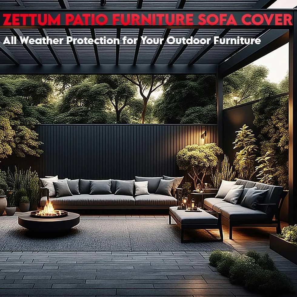 Housse de Banc de Jardin 203 x 86 x 84 CM 600D Oxford PU Imperméable