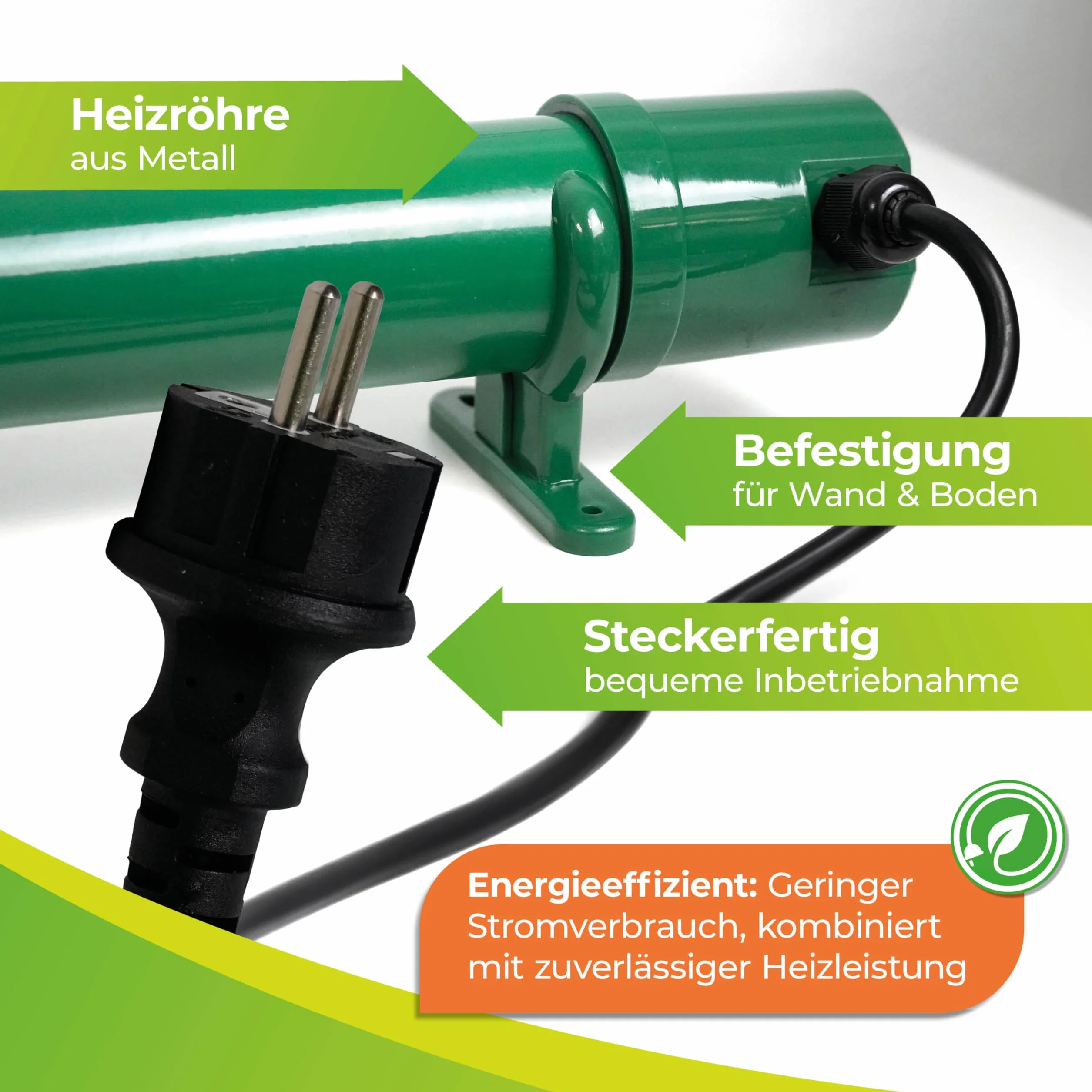 Bio Green EF 135 Détecteur de Gel Electrique 135 W 5 x 92 cm
