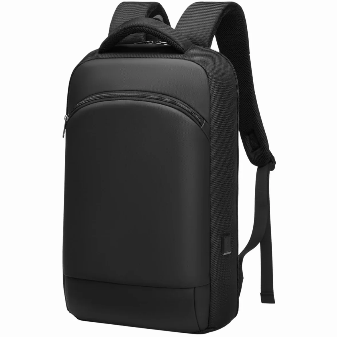 Sac à Dos PC Portable 15.6 Pouces Homme Impermeable USB Charging Port Voyage Travail Noir