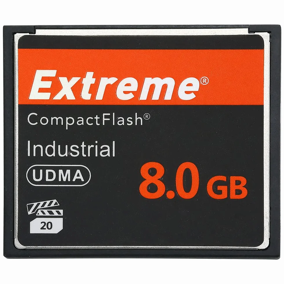 Carte mémoire flash compacte 8 Go CF d'origine pour photographe