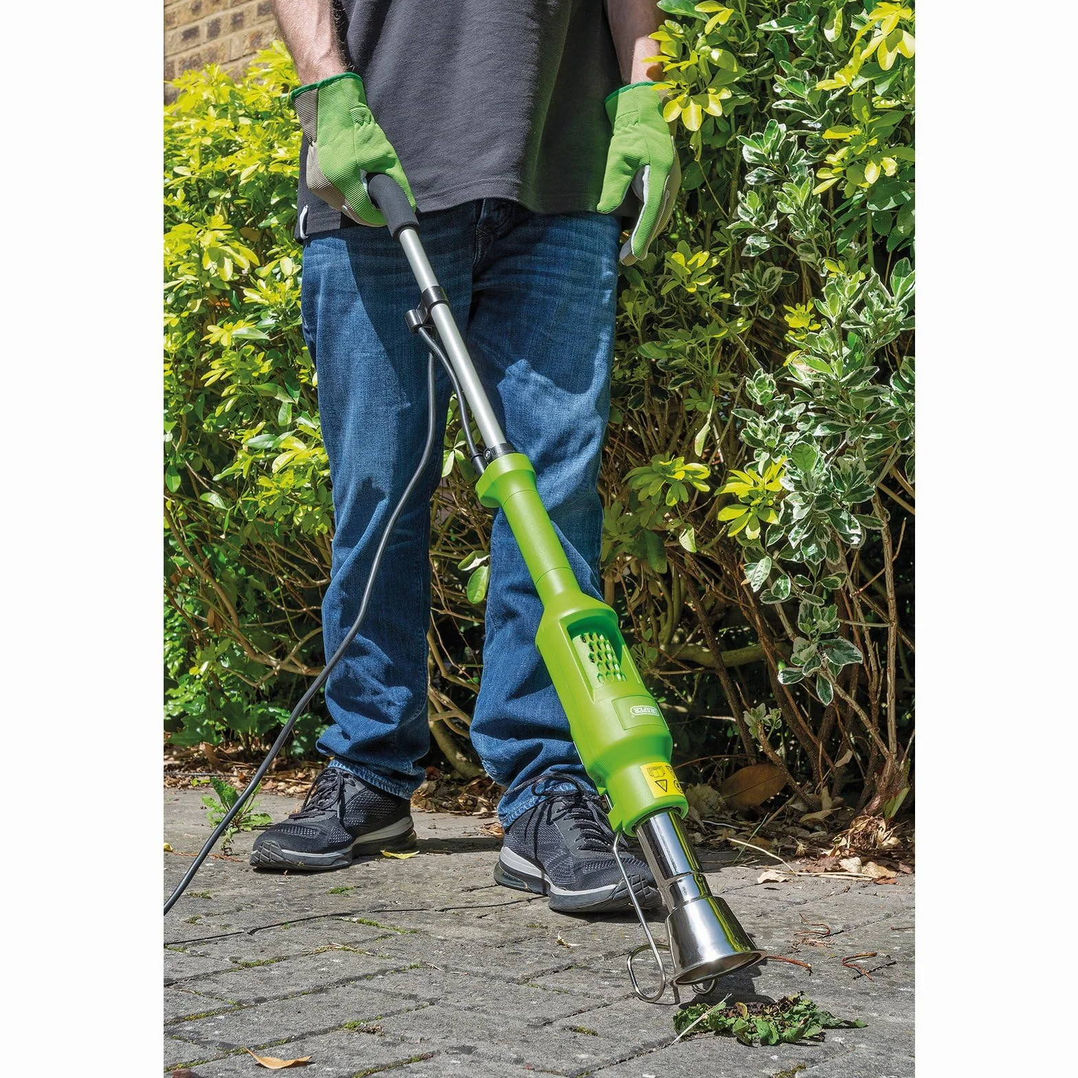 Draper Brûleur électrique de Mauvaises Herbes 2000 W avec Câble 1,7 m et Poignée Souple