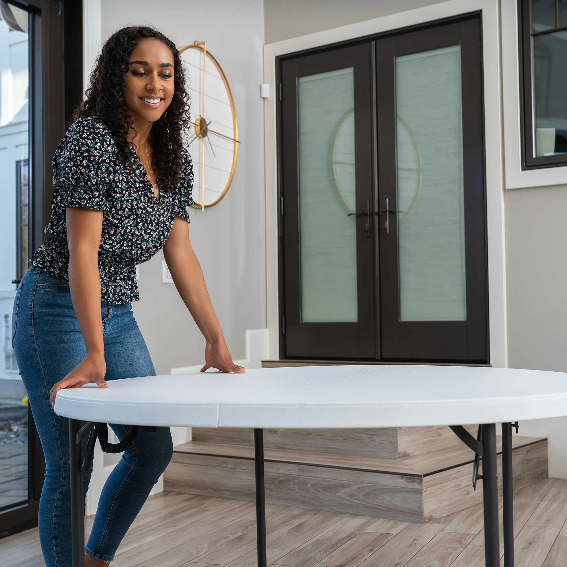 Lifetime Table Ronde Pliante 122 cm