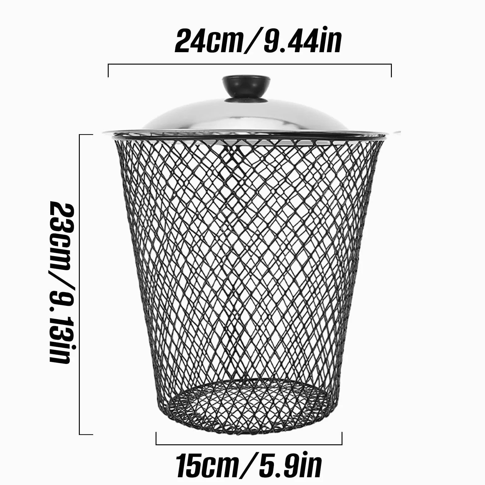 Composteur De Jardin 2 en 1, Lot De 6 Composteurs en Maille Métallique avec Couvercle Cloche De Protection pour Plantes Et Bac À Compost Protection Contre Les Animaux pour Potager Et Jardin