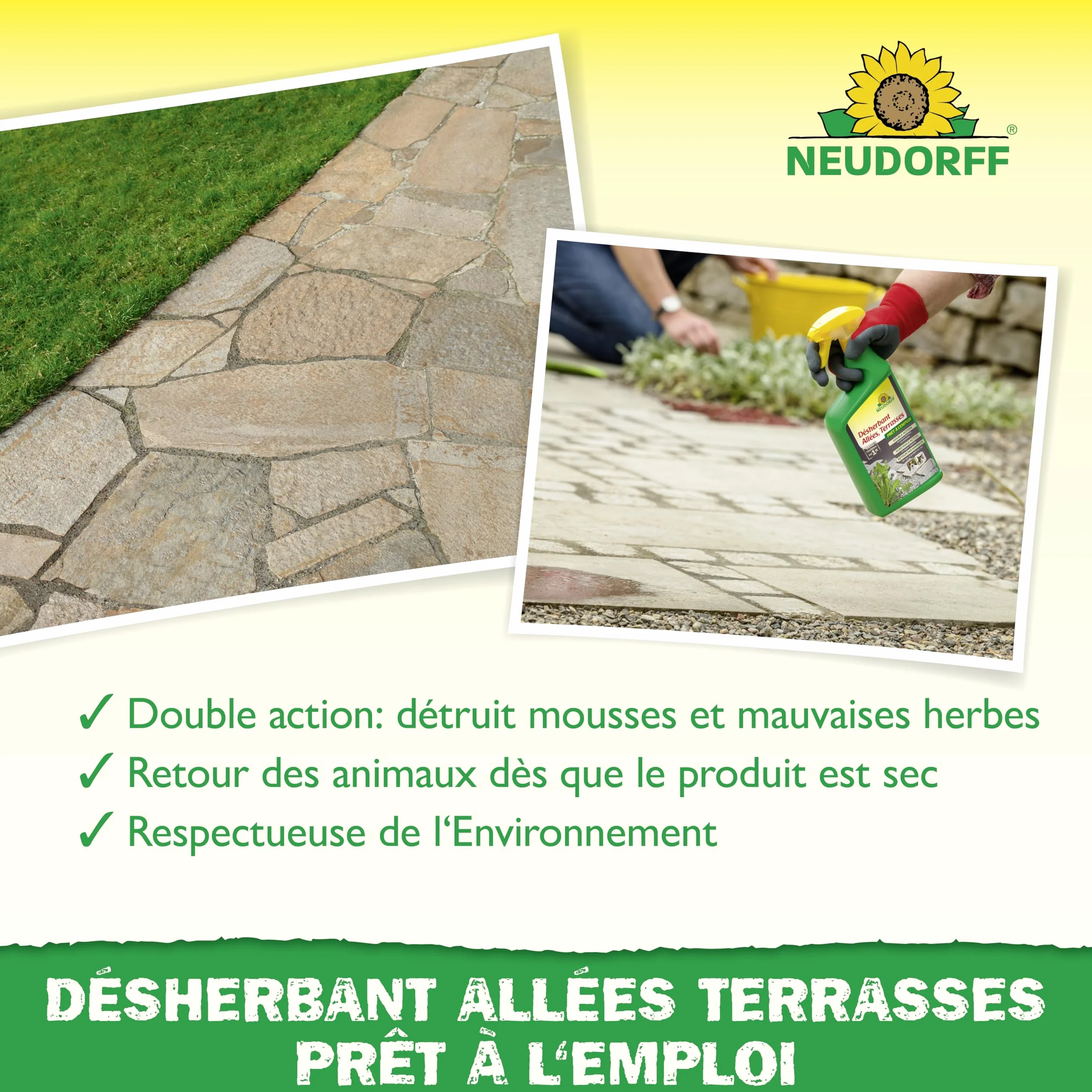 Neudorff Finalsan Désherbant Allées Terrasses 3 L Sans Glyphosate