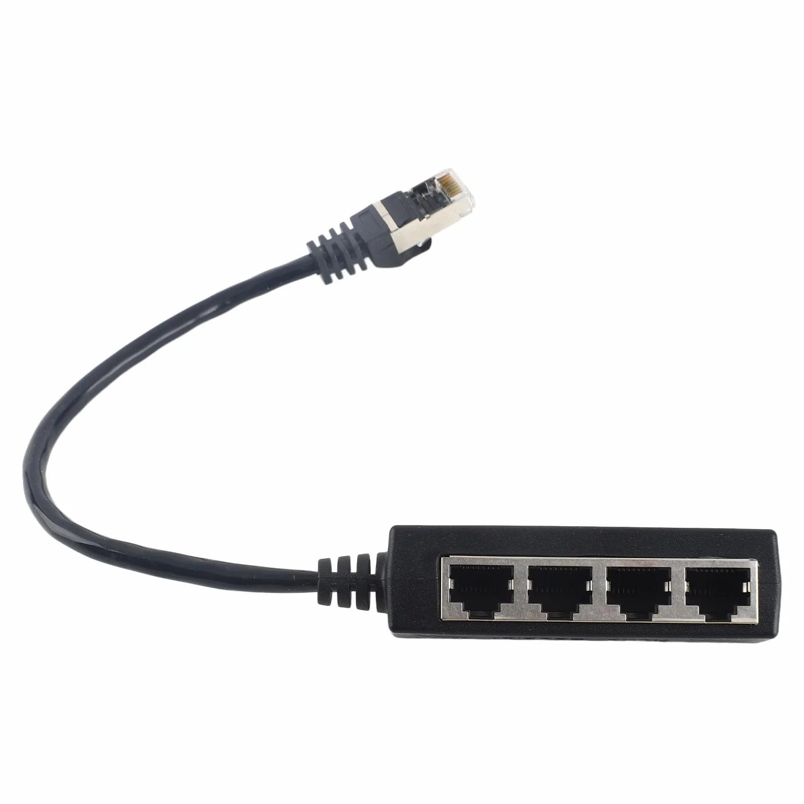 Fafeicy Doubleur RJ45 Multiprise Ethernet Splitter 1 à 4 Port Répartiteur Câble Ethernet pour Réseau Stable Compatible Routeur PC TV