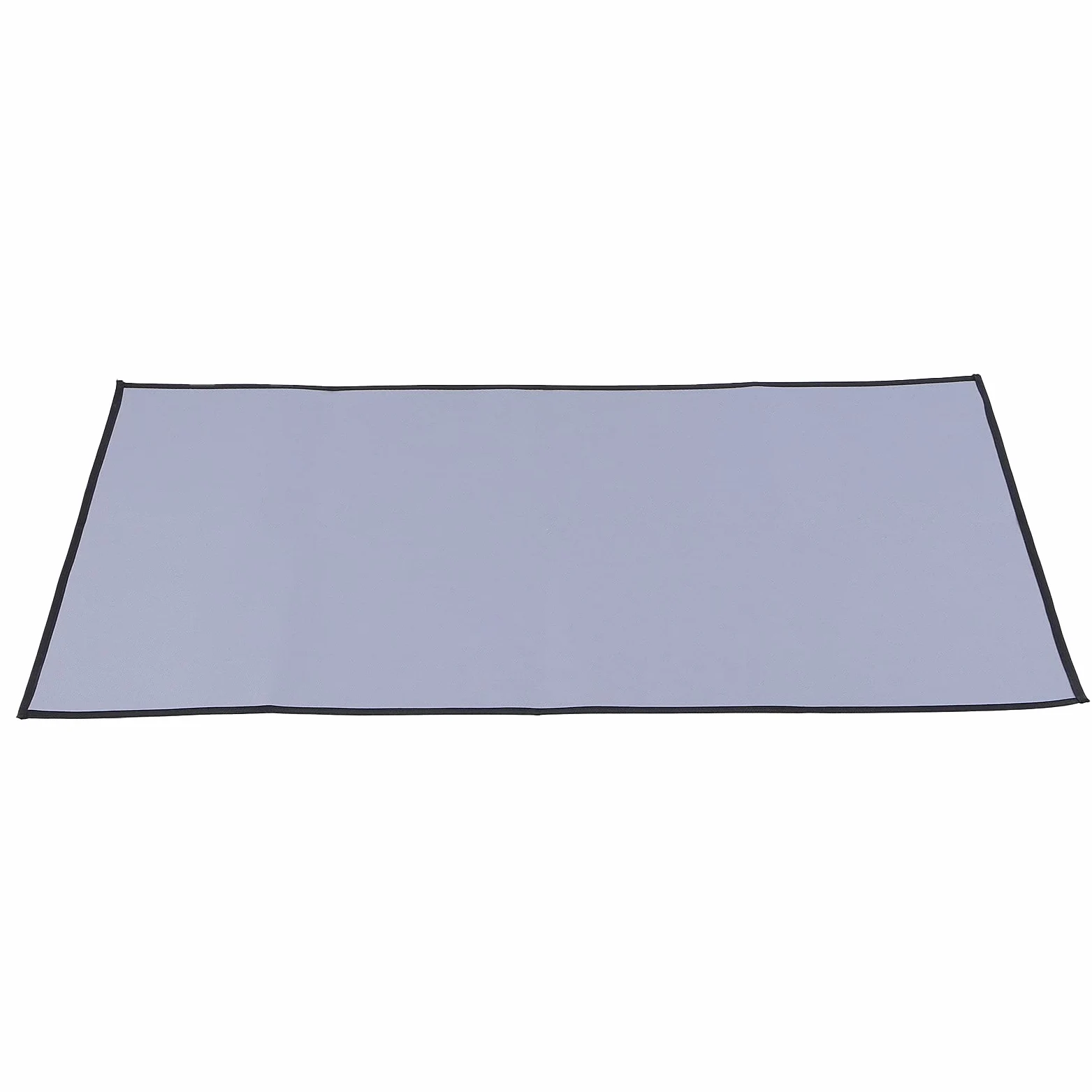 Tapis de protection pour barbecue extérieur résistant au feu pour terrasse, terrasse, pelouse, tapis résistant à la chaleur en fibre de verre enduit de silicone, résistant à (Gris angle droit grand