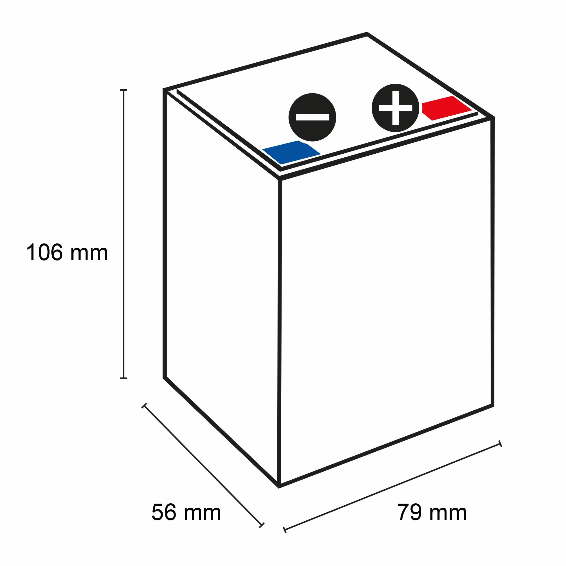 Q-Batteries 12LS-2.9 Batterie Plomb-Polaire 12 V 2,9 Ah AGM VRLA