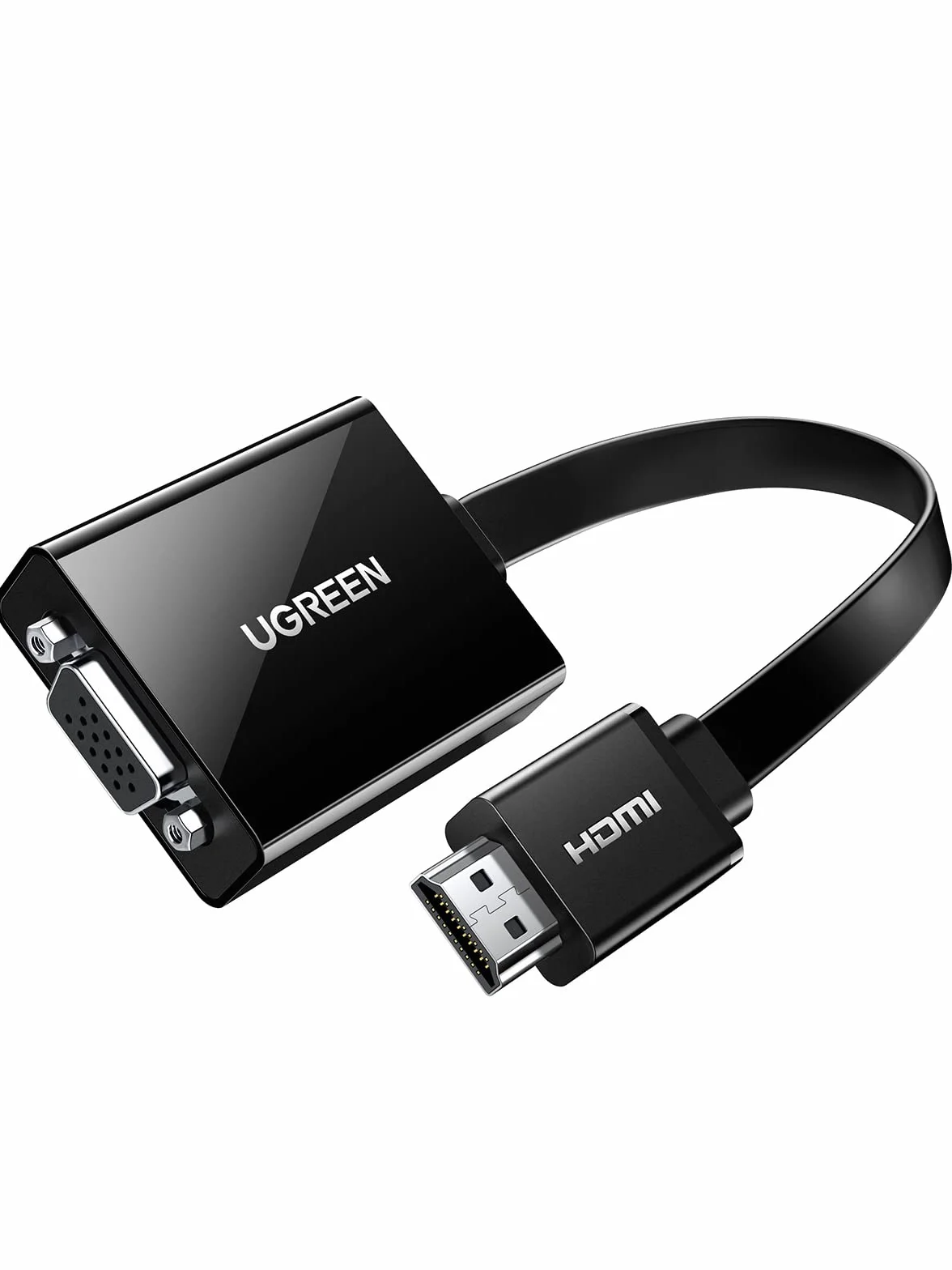 Ugreen Adaptateur HDMI vers VGA 1080p Sortie Audio Micro USB Noir