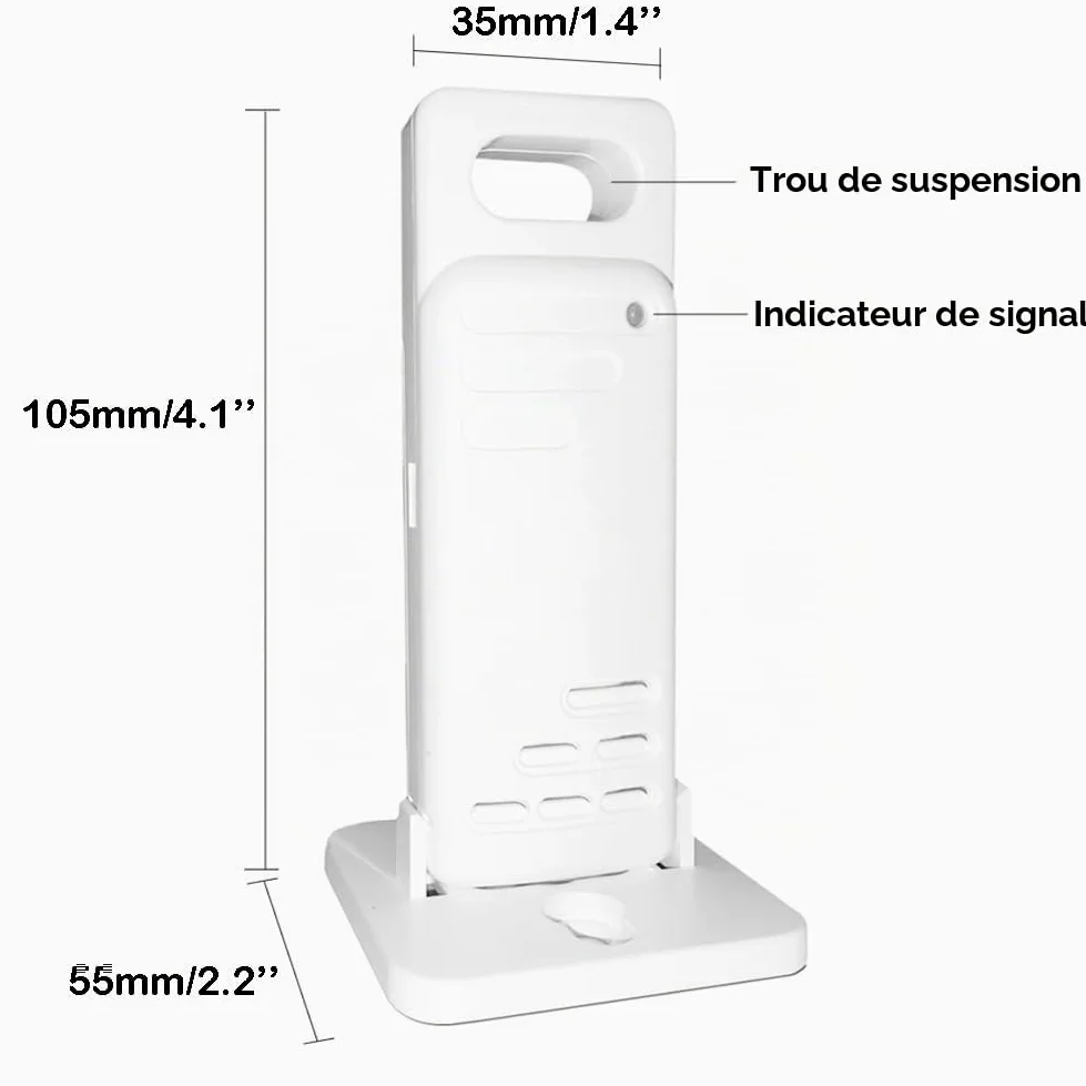 ThreeH Thermomètre extérieur Intérieur Hygromètre Numérique avec 3 Capteurs sans fil Jauge d'humidité Moniteur Température Précis avec Rétroéclairage LCD à écran tactile (3 capteurs)