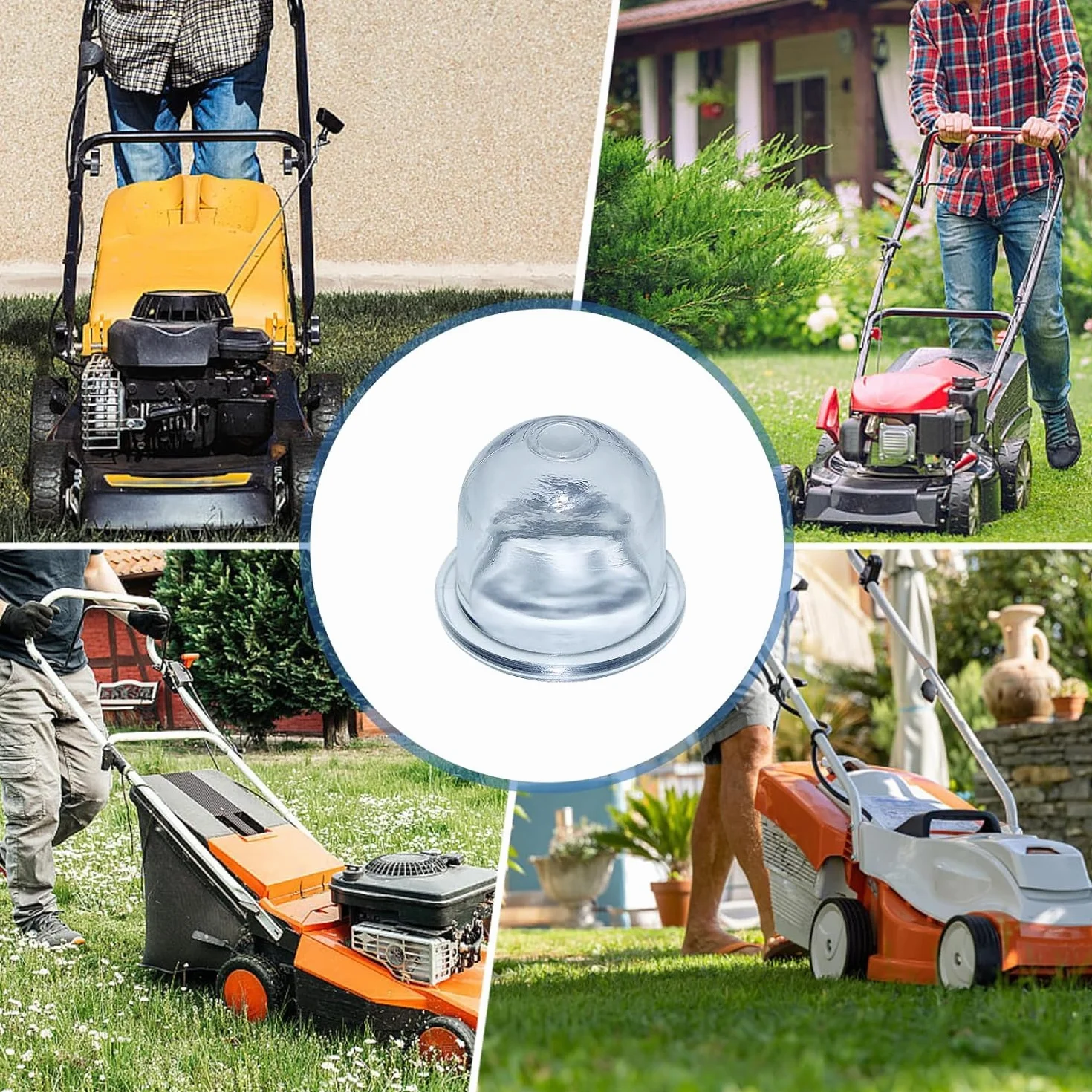 STIHL FS38 FS40 FS45 FS55 FS56 FS80 FS85 Pompe d'amorce 10 Pièces 22mm Accessoire Débroussailleuse
