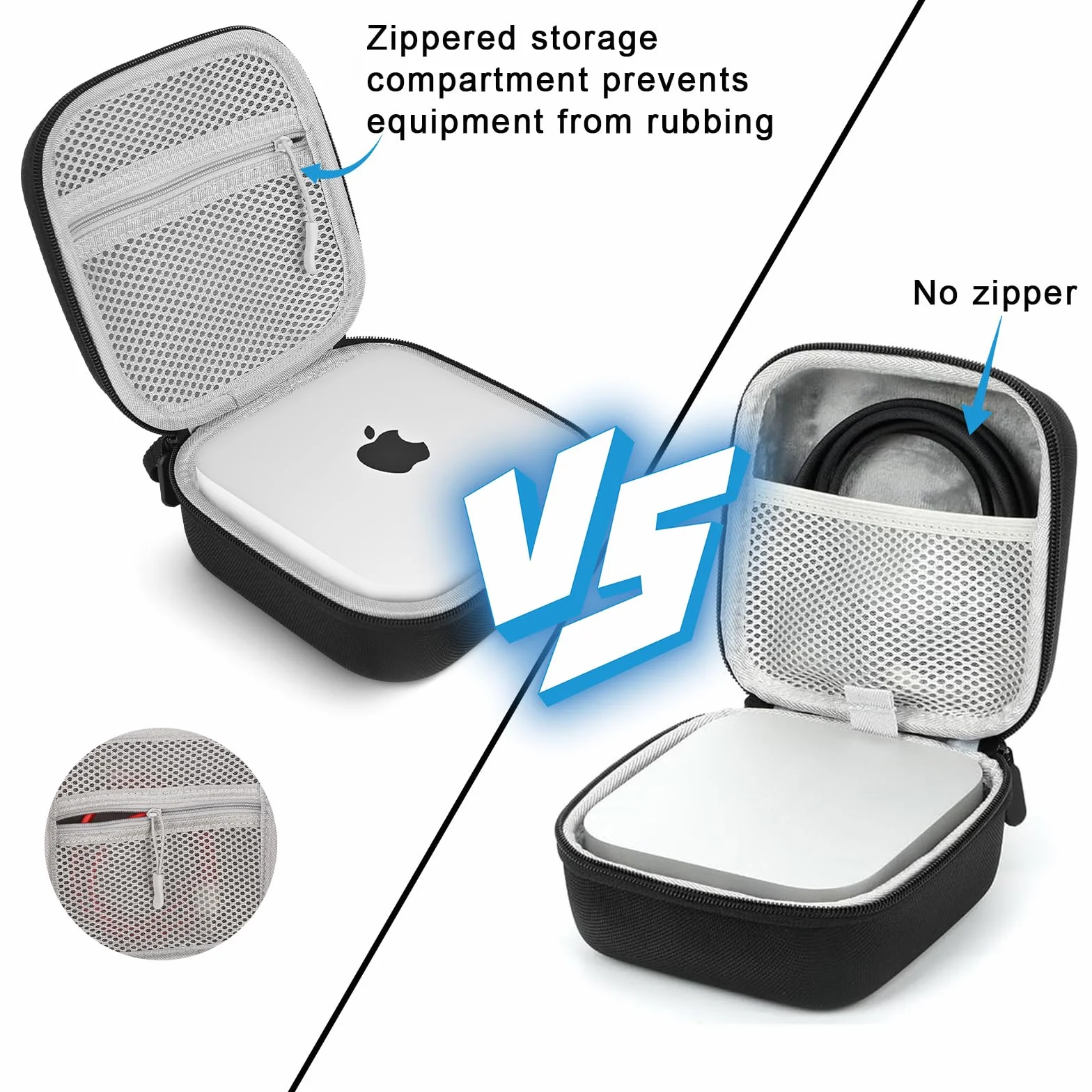 Étui de protection Apple Mac mini M4/M4 Pro, étanche, résistant aux chocs, boîte de transport robuste