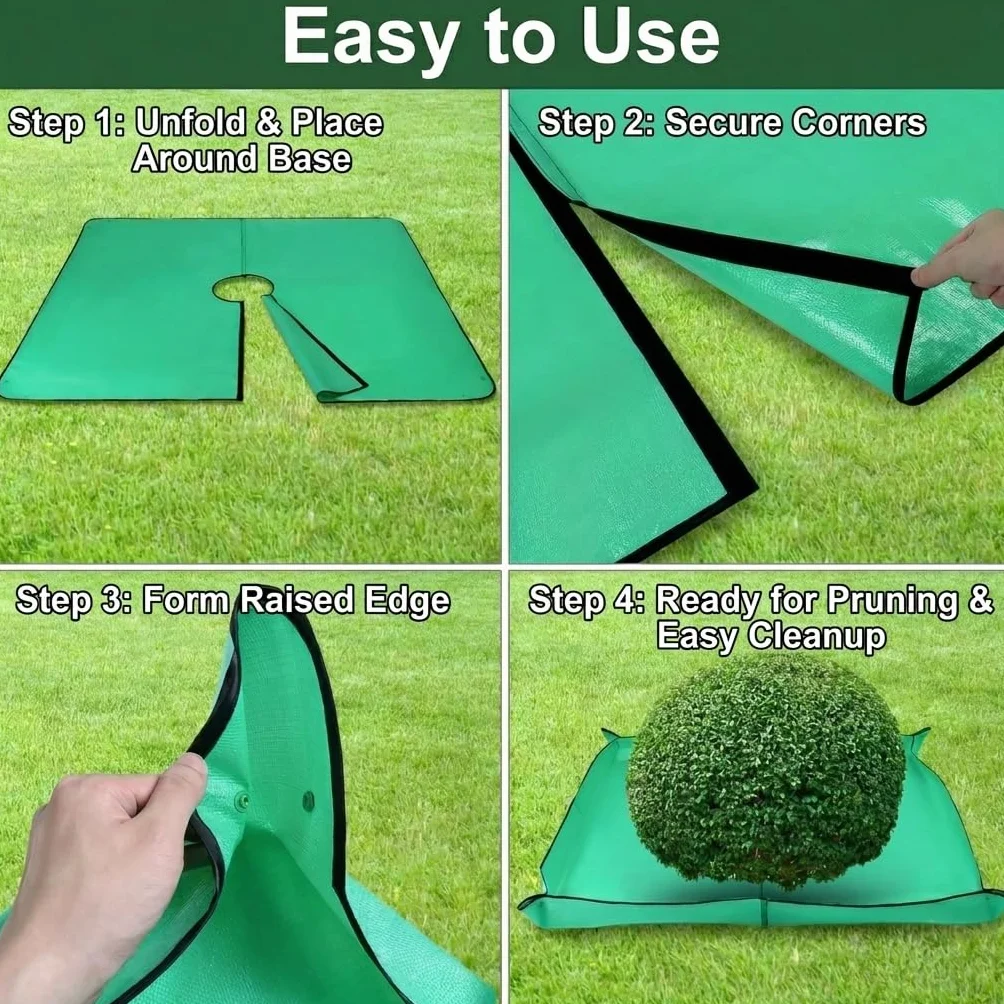 Bâche de Jardin 2Mx2M avec Trou QWORK