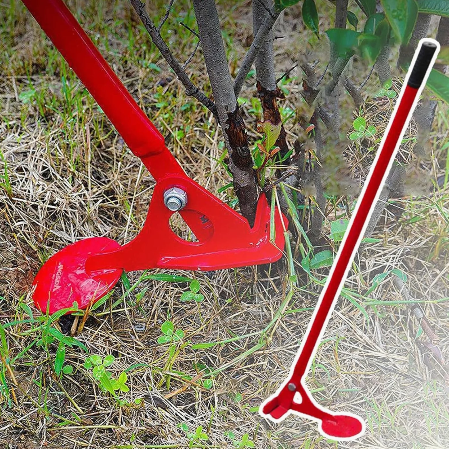 Outils pour enlever Les souches, arrache-poteaux de clôture résistants, arrache-Jeunes Arbres, élimination des Racines pour Jardins, fermes et vergers