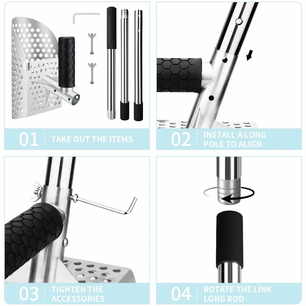 Pelle à sable robuste pour détection de métaux – Accessoires de creusement