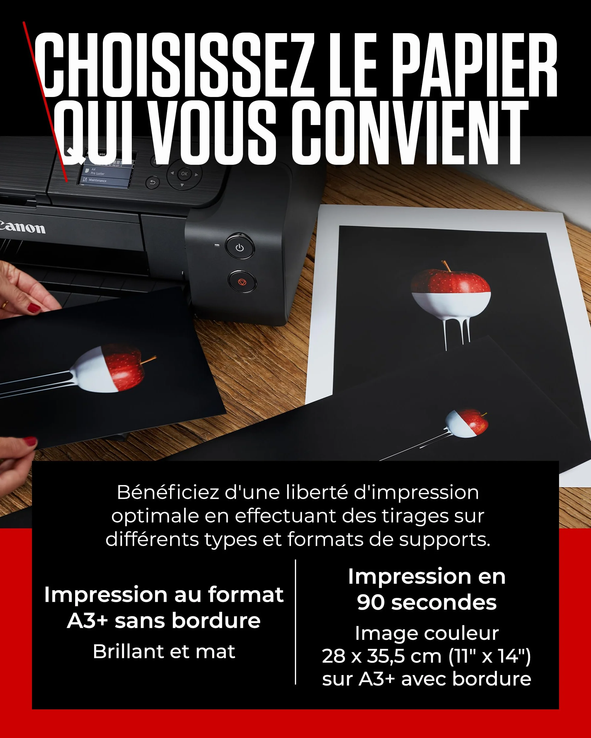 Canon PIXMA PRO-200S Imprimante Photo 8 Encres Couleur Tirages Couleurs Intenses