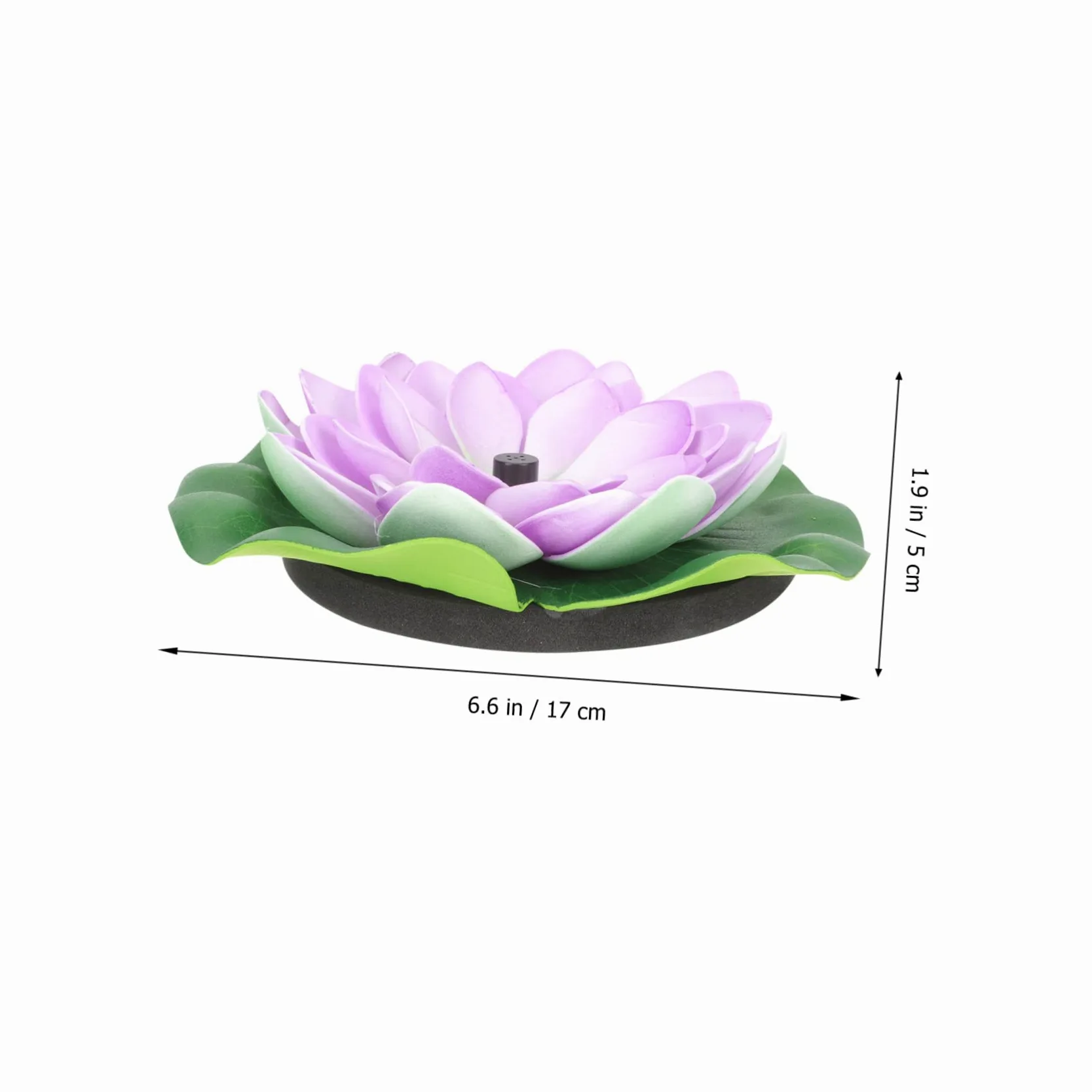 BESPORTBLE Fontaine Solaire Flottante De Fleur De Lotus pour Jardin Extérieur – 7v 1.2w, Matériau Abs Solide, Décoration Étang Et Piscine, Pompe Solaire Autonome sans Câble