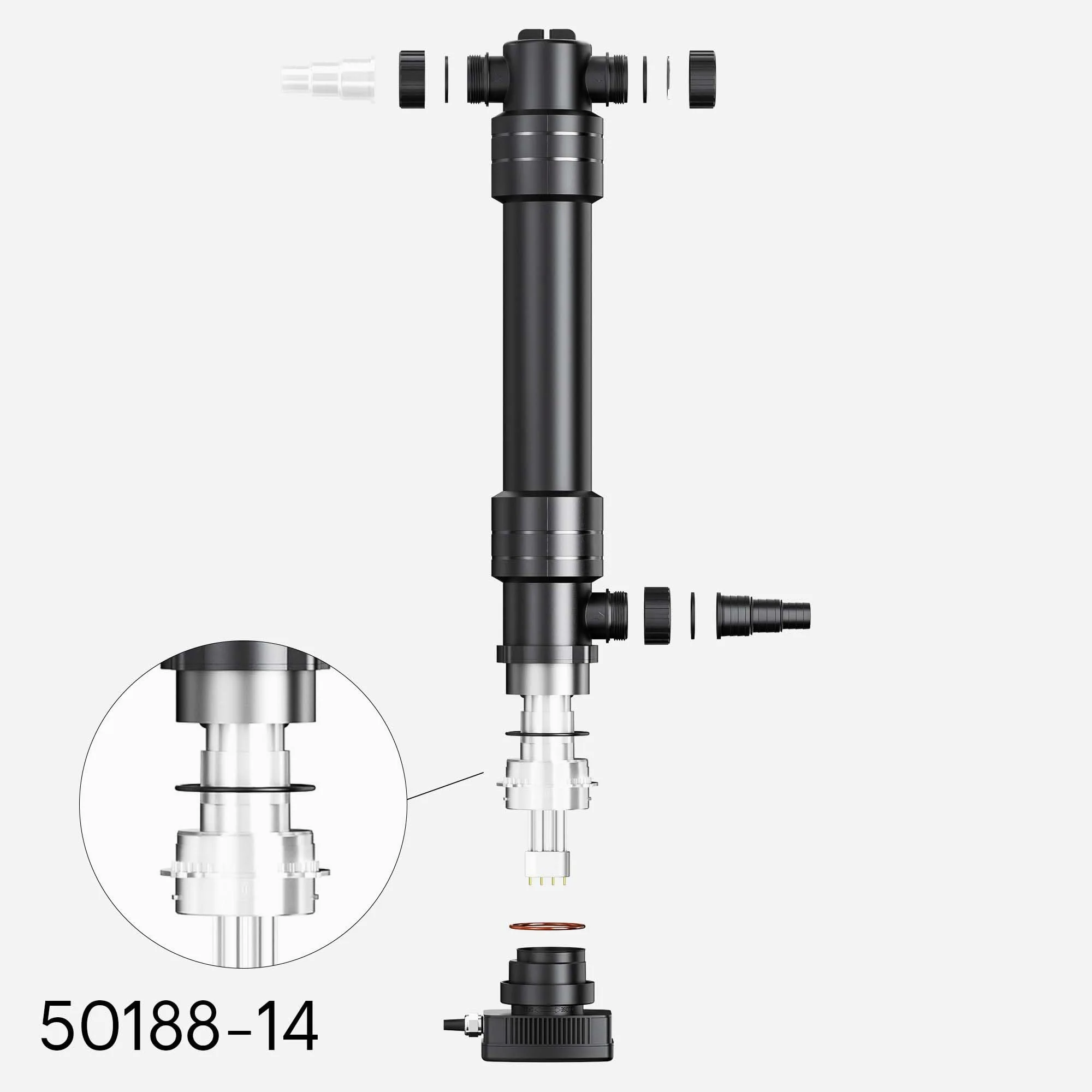 SunSun Pièce détachée Stérilisateur CUV-636 Manche Verre à Quartz