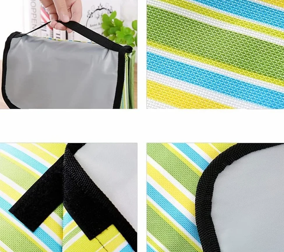 Nappe Pique Nique Couverture de Pique-Nique Portable Tapis Camping avec Sangle Transport Pliable for Les Voyages randonnée dans Le Parc Extérieur Tapis(A)