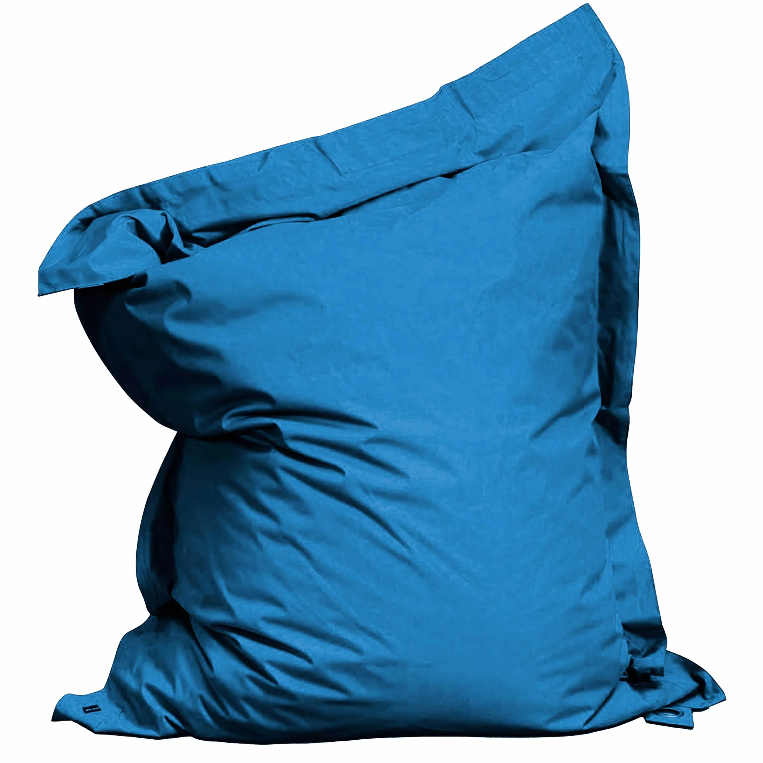 Oviala Housse Vide de Coussin de Sol XL Bleu Pacific