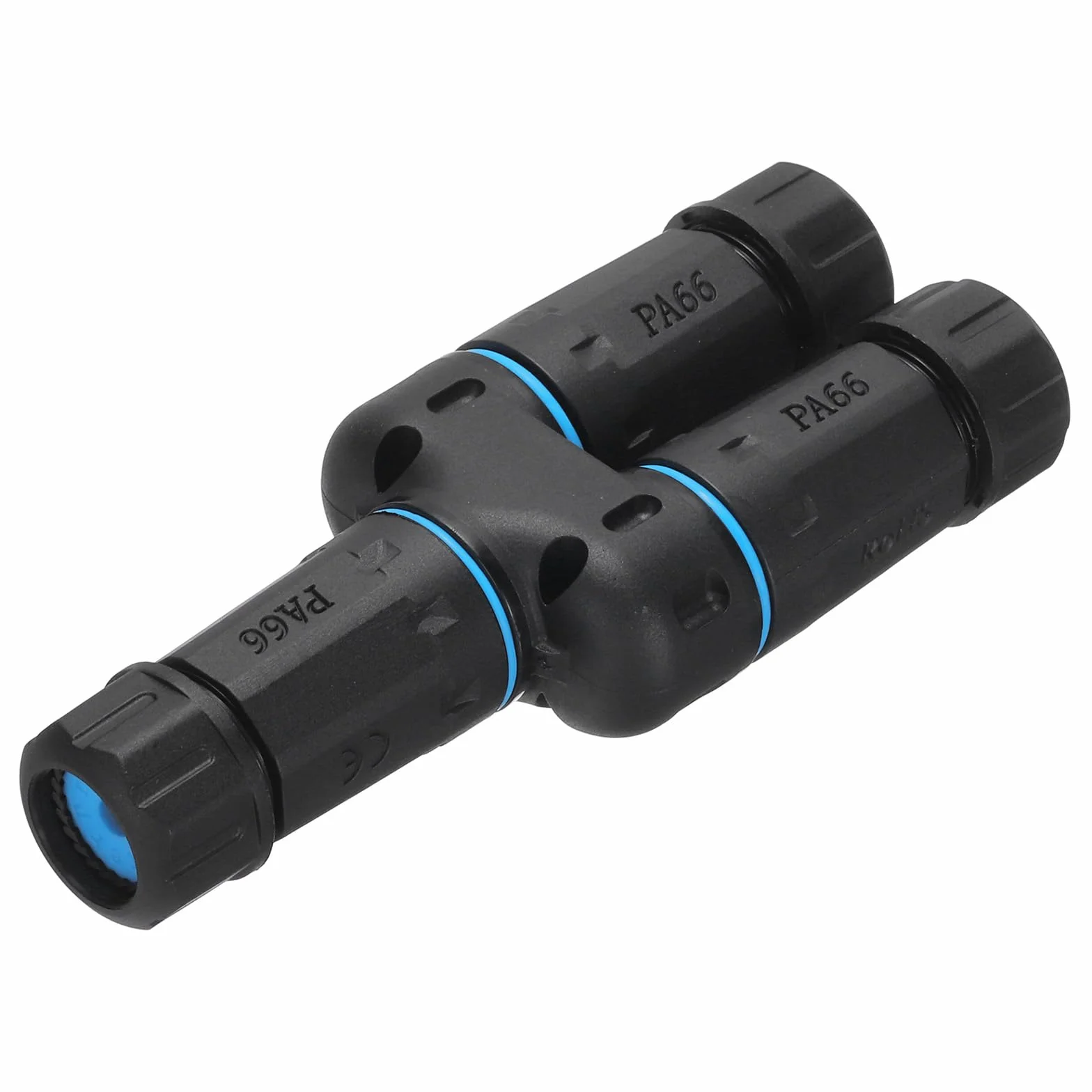 Sourcing Map Coupleur RJ45 étanche femelle femelle IP68 1 entrée 2 sorties Ethernet LAN extérieur Cat5 Cat6 Cat7 Cat8
