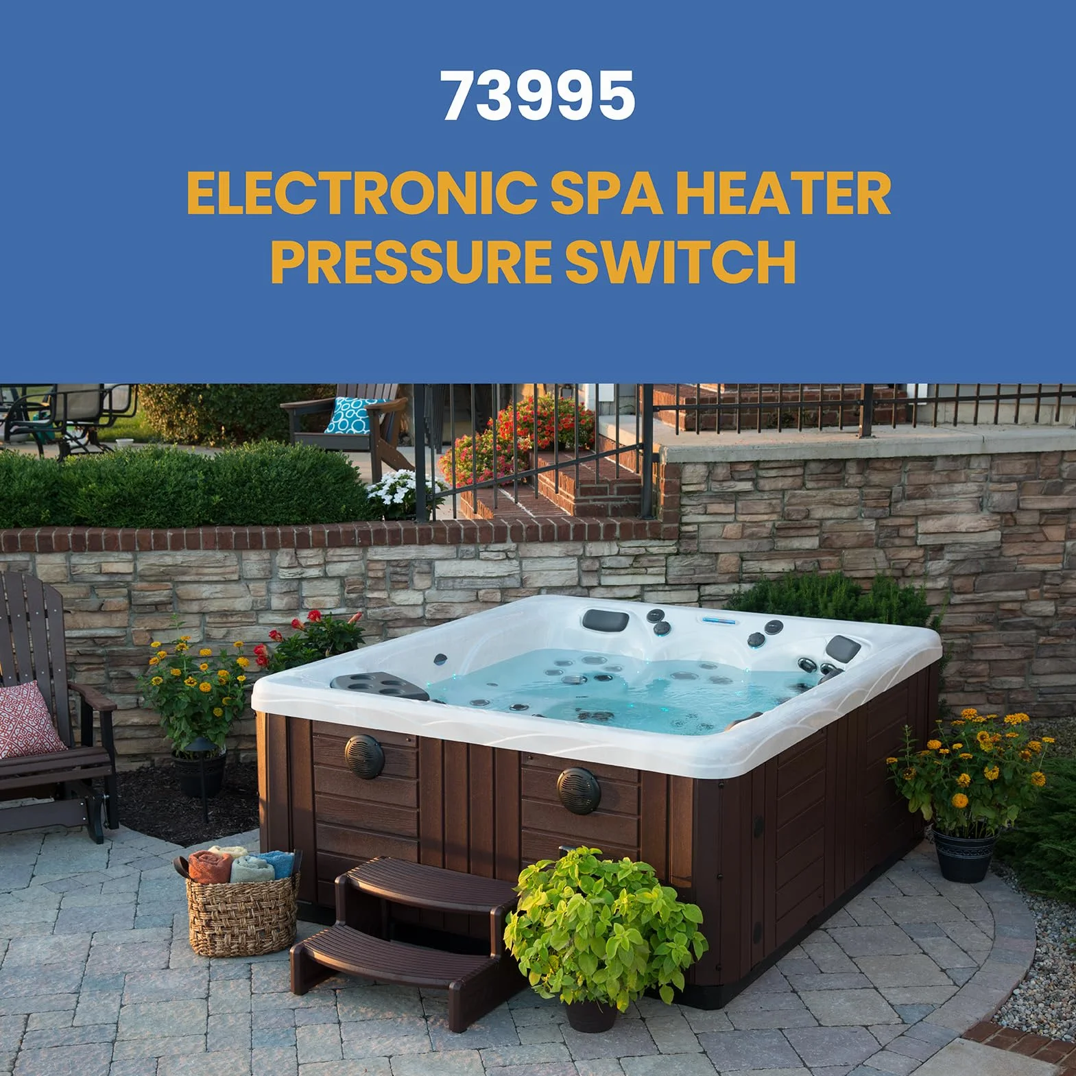 Watkins Solana Caldera Pressostat de rechange commutateur de pression pour jacuzzi spa Hot Spring Spot 2010+ Relais Rhythm Tempo 2011+ SX TX 2006-2009 RX