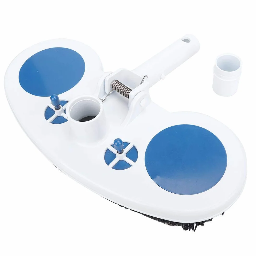 Filfeel Brosse de Nettoyage de Piscine 13 Pouces Kit Professionnel avec Tête d'Aspiration