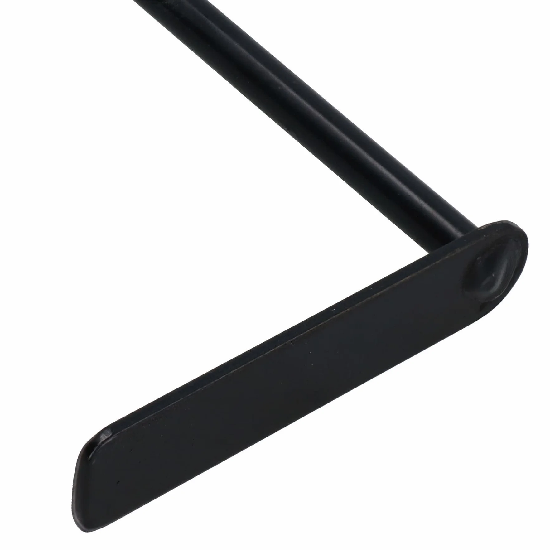 AB Tools Grattoir à cendres en L - Acier - Noir