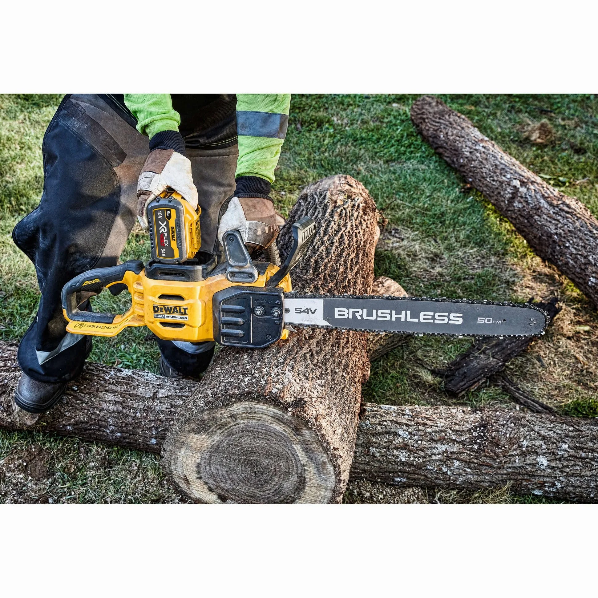 DEWALT Dewa Akku-Kettensaege, 50 cm Base 54 V | DCMCS575N-XJ